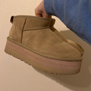 UGG Mustard Seed Classic Ultra Mini Platform